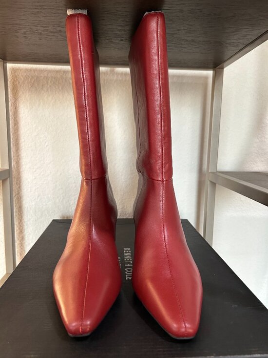 Kenneth Cole Shoes - Kenneth Cole Leather Mid-Calf Boots